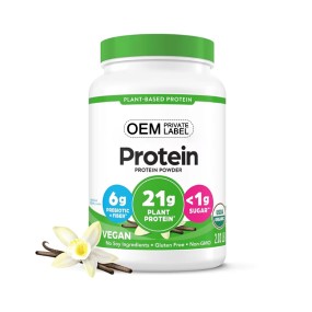 Plant Protein Powder Supplier - OEM 21g Protein Prebiotic Fiber Vegan