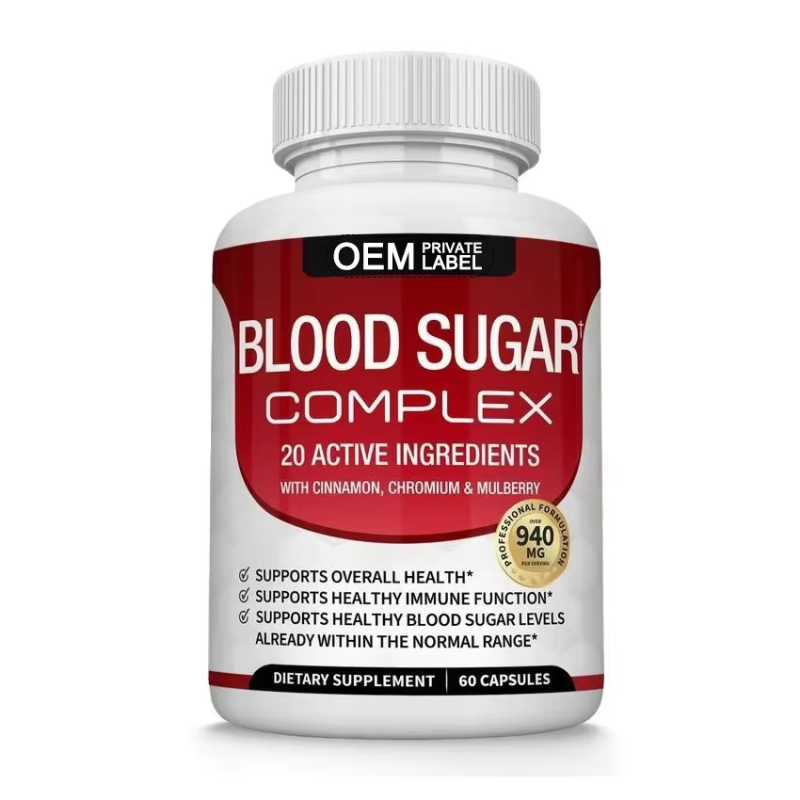 Blood Glucose Capsules Supplier - OEM Cinnamon Bitter Melon Chromium Blend