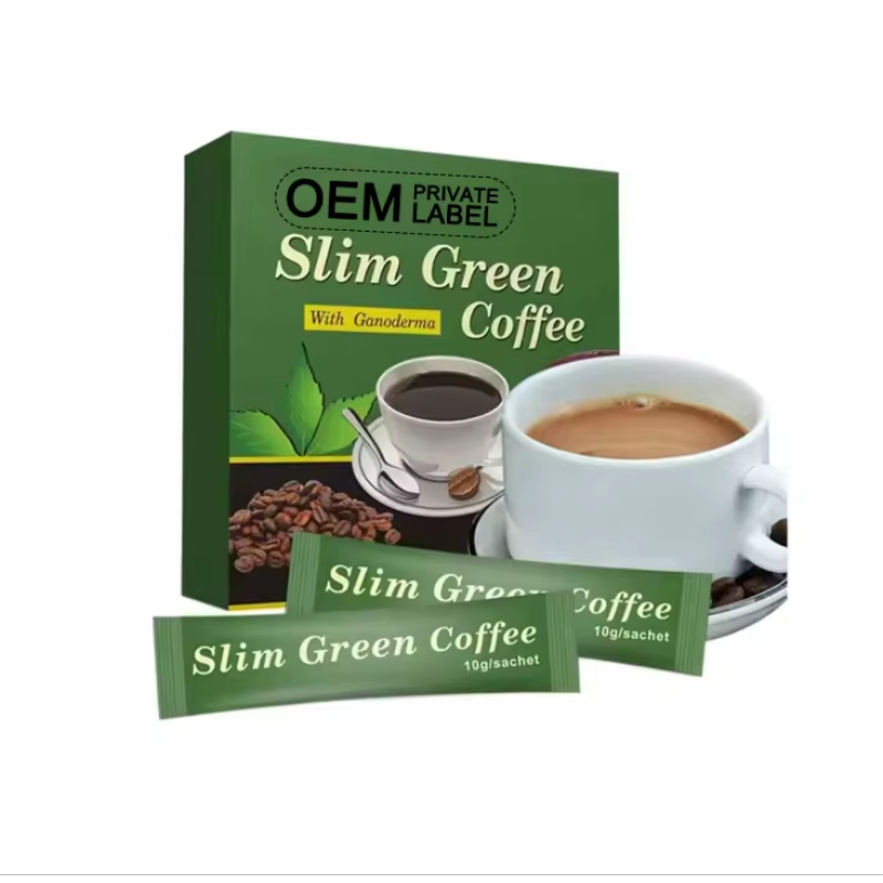 Green Coffee Powder Factory - OEM Herbal Weight Loss Instant Ganoderma