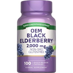 Elderberry Capsules Manufacturer - OEM Super Concentrated Sambucus Extract