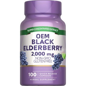 Elderberry Capsules Manufacturer - OEM Super Concentrated Sambucus Extract