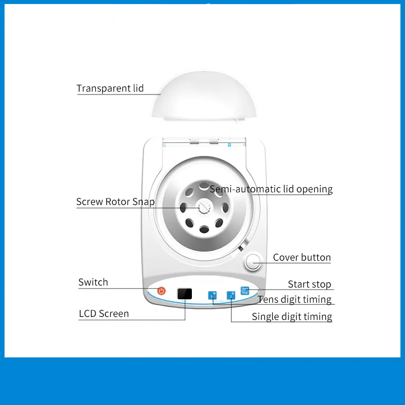 Micro Centrifuge Manufacturer - OEM 1.5ml Tube Compact Design