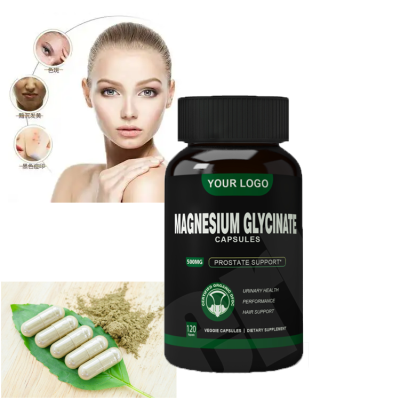 Magnesium Glycinate Supplement Price Vitamin 400mg 500mg Magnesium Glycinate Capsules
