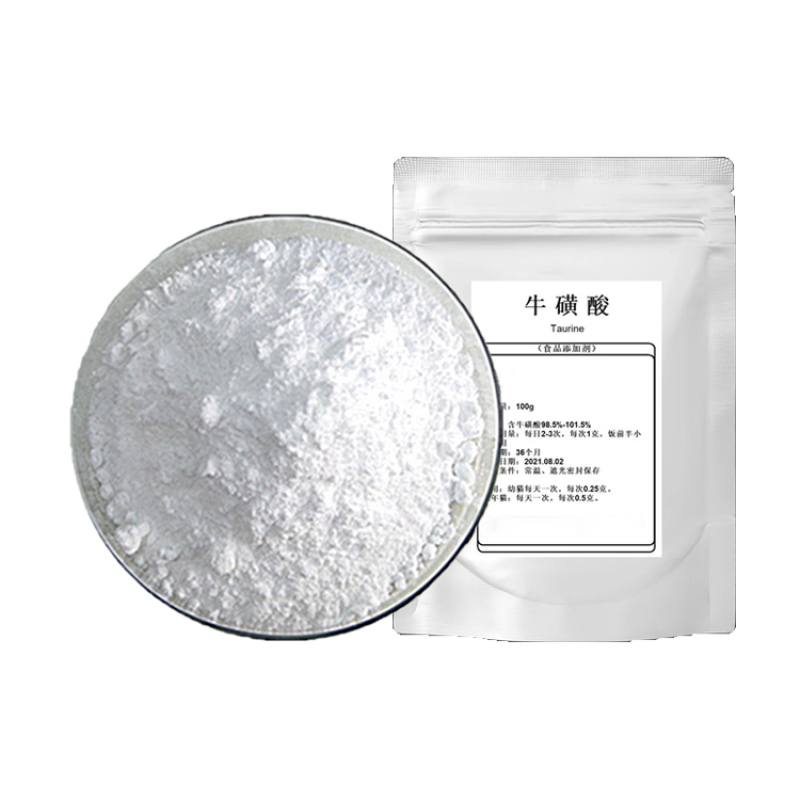 Food Grade Supplement L-taurine Magnesium Powder CAS 107-35-7 Organic Taurine Powder