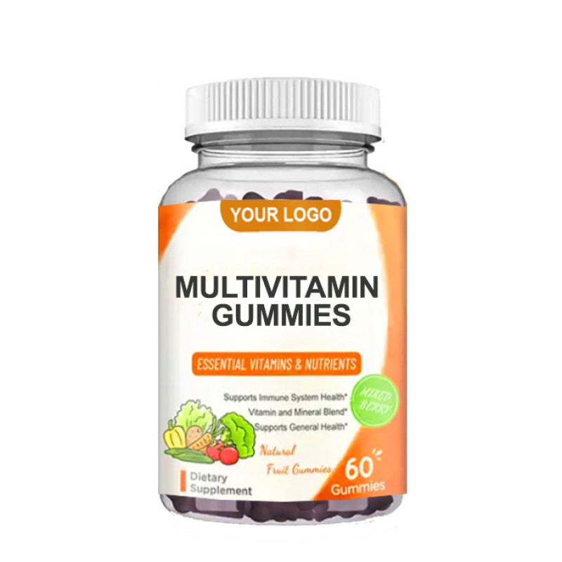 Private Label Halal Vegan Bears Multi Vitamin Gummy Dietary Supplement Multivitamin Gummies