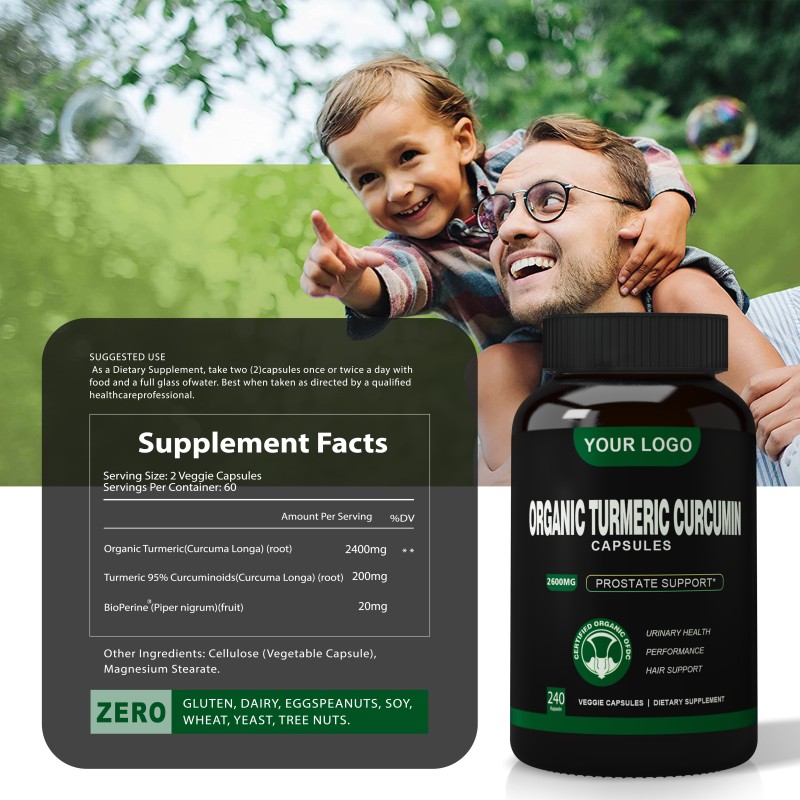 Ausreson Turmeric Capsules Wholesale Herbal Supplements Turmeric Curcumin OEM Organic Turmeric Capsules