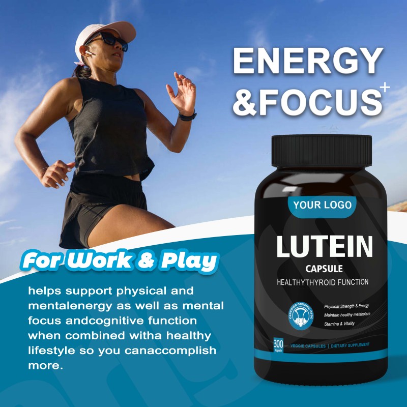 Lutein Capsules OEM Organic Lutein Zeaxanthin Capsule Supplement Health Vitamins Lutein Capsules