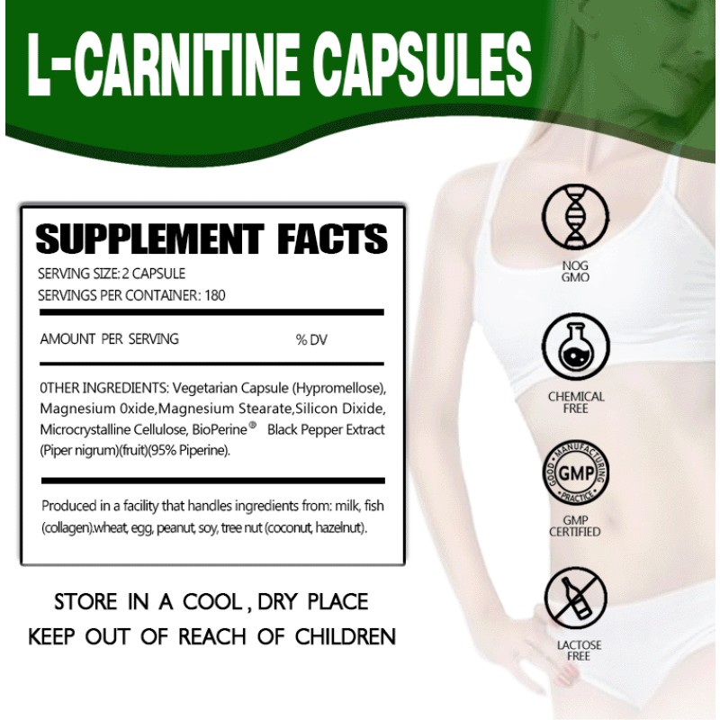 Ausreson Grade L-carnitine L-tartrate Slimming Food Supplements L Carnitine Capsules