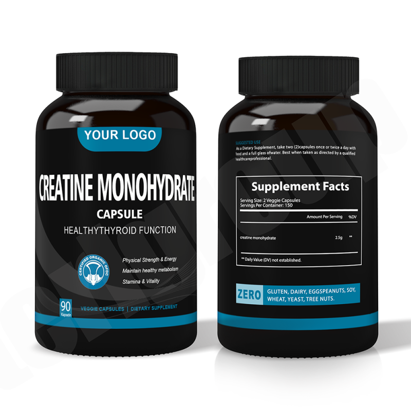 Ausreson Creatine Monohydrate Capsules OEM Private Label Sports Supplement Tablets Pills 500g 60 Creatine Monohydrate Capsules