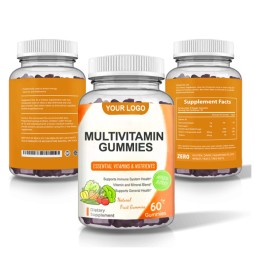 Private Label Halal Vegan Bears Multi Vitamin Gummy Dietary Supplement Multivitamin Gummies