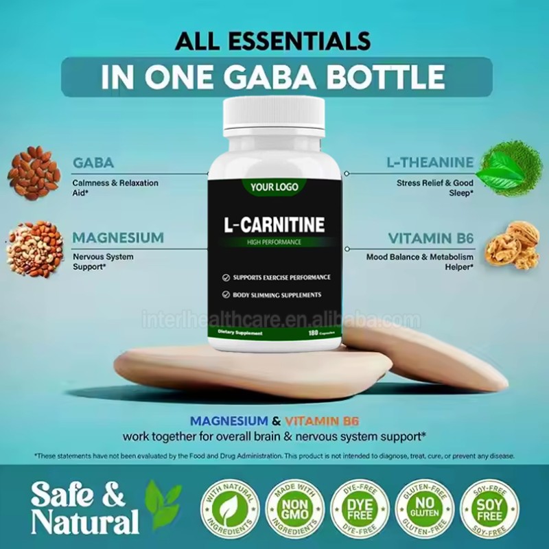 Ausreson Dietary Supplements L-Carnitine Fumarate Lotus Leaf Slimming Weight Lose l Carnitine Capsules