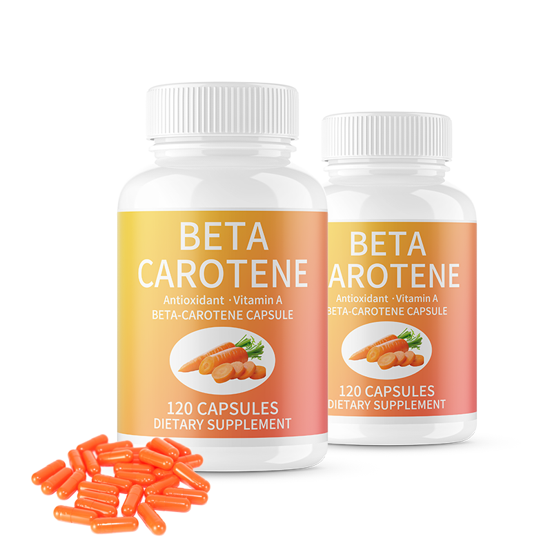 Beta-Carotene Capsules Manufacturer - OEM 10% Provitamin A Supplement