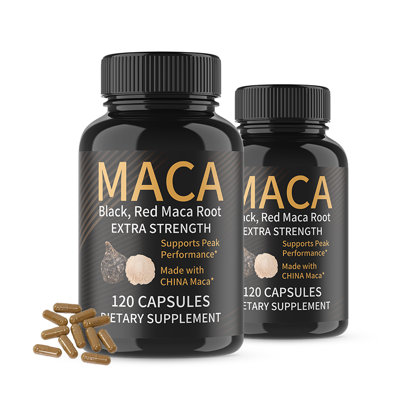 Maca Capsules Factory - OEM Black Root Extract Women