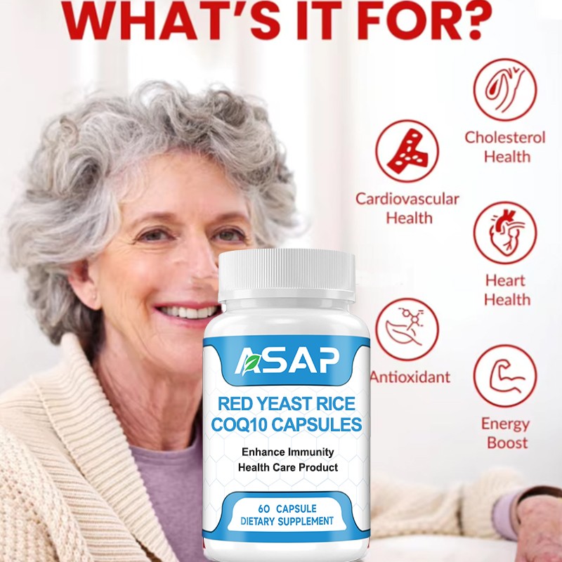 Red Yeast Rice Capsules Supplier - OEM Coq10 Extract Heart Supplement