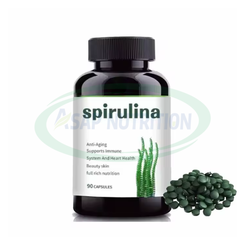 Spirulina Tablets Factory - OEM Detox Energy Support 60 Tablets