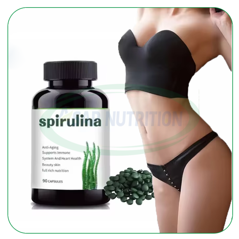 Spirulina Tablets Factory - OEM Detox Energy Support 60 Tablets