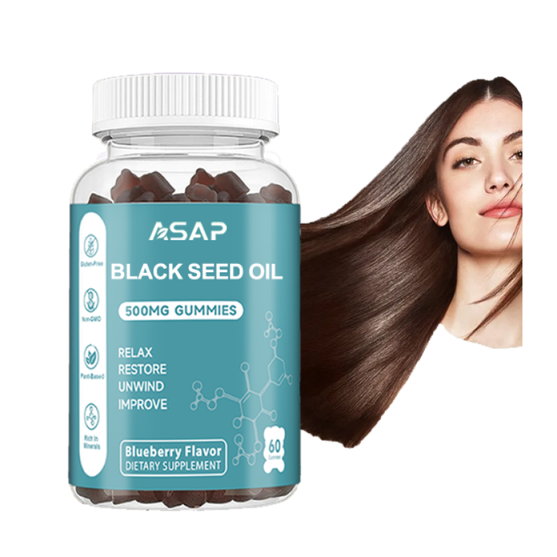 Black Seed Gummies Supplier - OEM Organic Hair Growth Oil Gummy