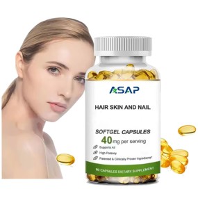 Hair Skin Nail Softgels Supplier - OEM Biotin Collagen Vitamin Softgel