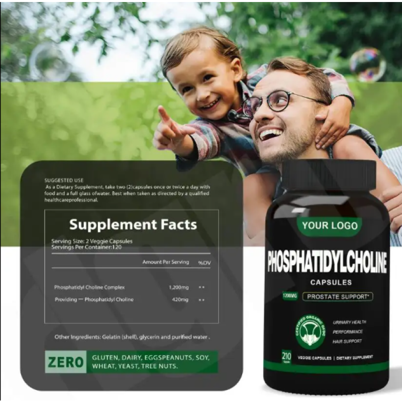 Phosphatidylcholine Capsules Factory - OEM Soybean Extract Supplement