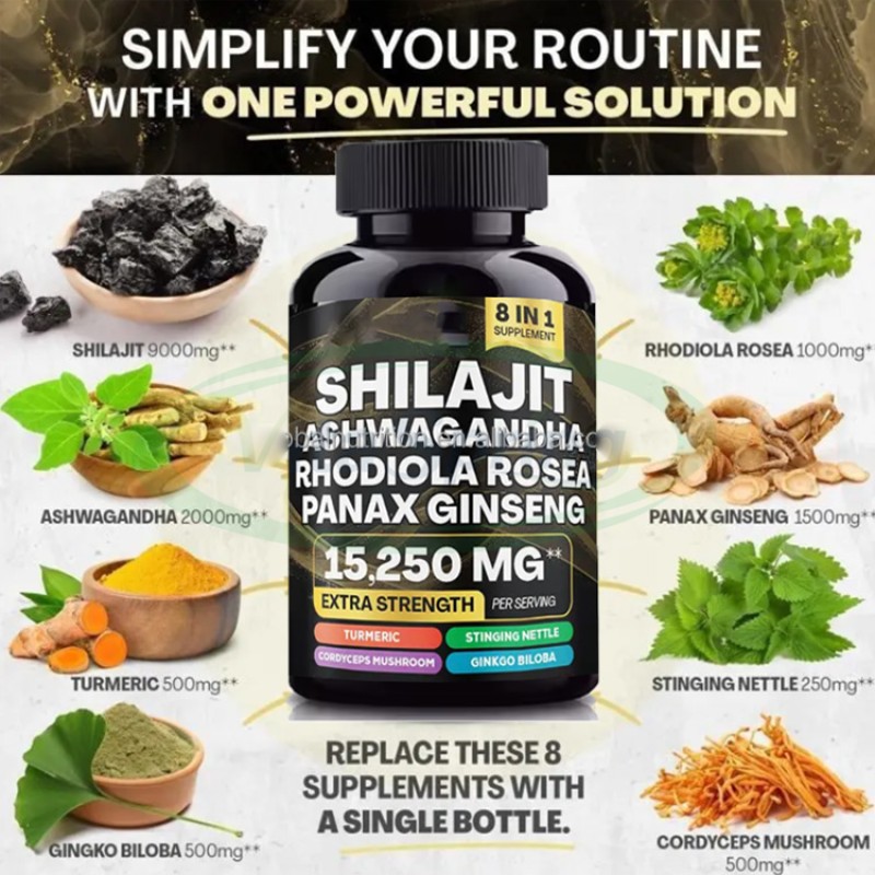 Ginseng Tablets Supplier - OEM Ginko Biloba Ashwagandha Blend