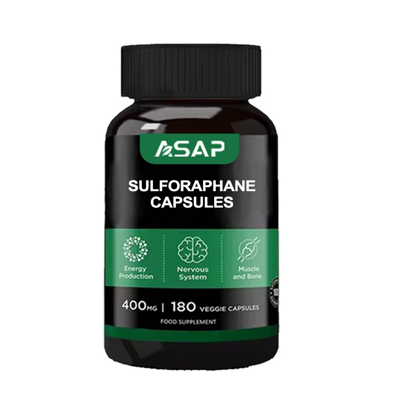 Sulforaphane Capsules Factory - OEM Broccoli Sprout Extract 100mg