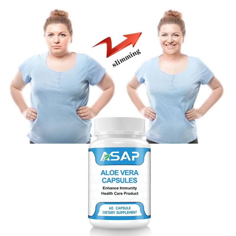 Aloe Vera Capsules Factory - OEM Weight Loss Slimming Pill 100 Caps