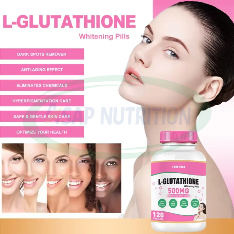 Glutathione Capsules Supplier - OEM 5000mg Skin Whitening Supplement