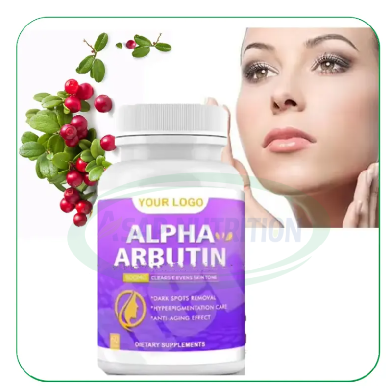Alpha Arbutin Capsules Supplier - OEM Food Grade Whitening Supplement