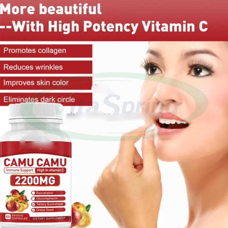 Camu Camu Capsules Manufacturer - OEM 500mg Vitamin C Immunity