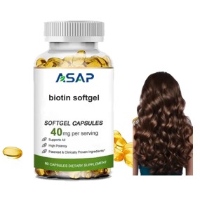 Biotin Softgels Manufacturer - OEM Hair Nail Skin Growth Softgel
