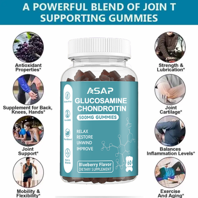 Glucosamine Gummies Supplier - OEM Knee Joint Support Gummy