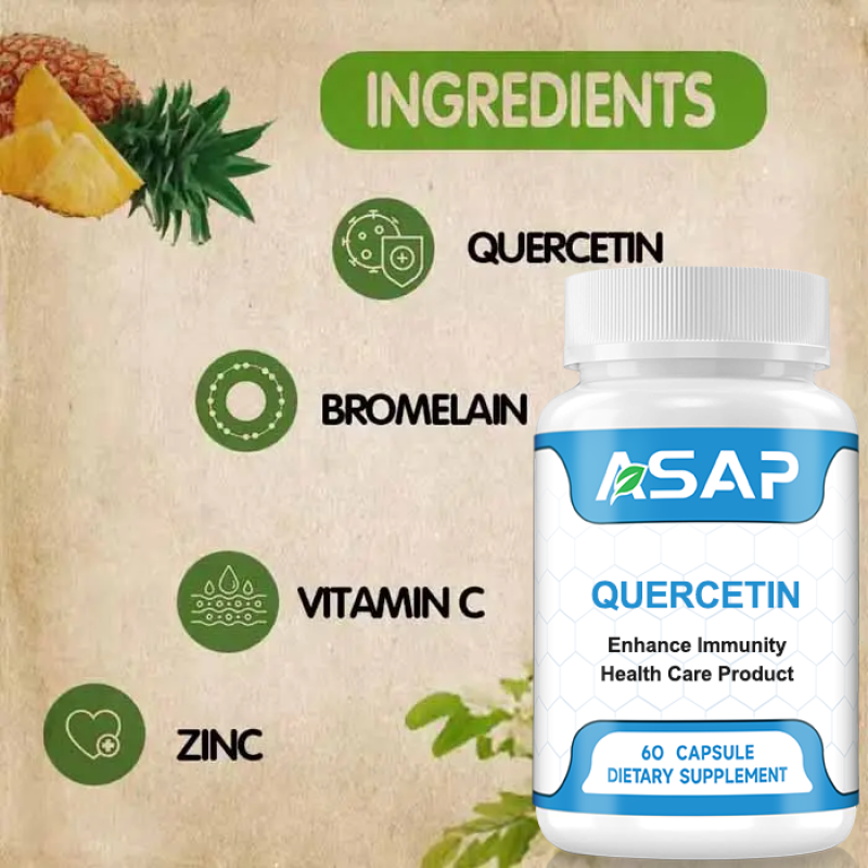 Quercetin Capsules Factory - OEM Sophora Extract 500mg Zinc Vitamin