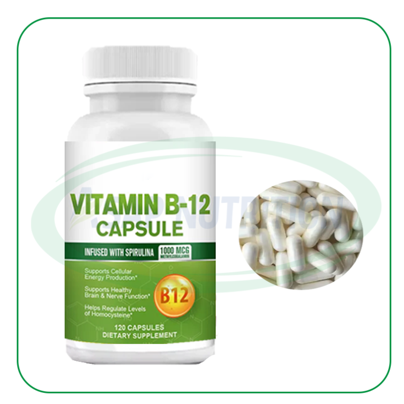 Vitamin B12 Capsules Factory - OEM Immune Weight Gain Supplement