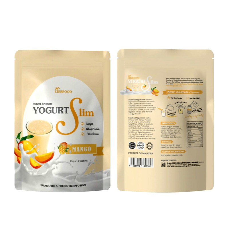 Yogurt Powder Drink Supplier - Mango Meal Replacement 15 Sachets