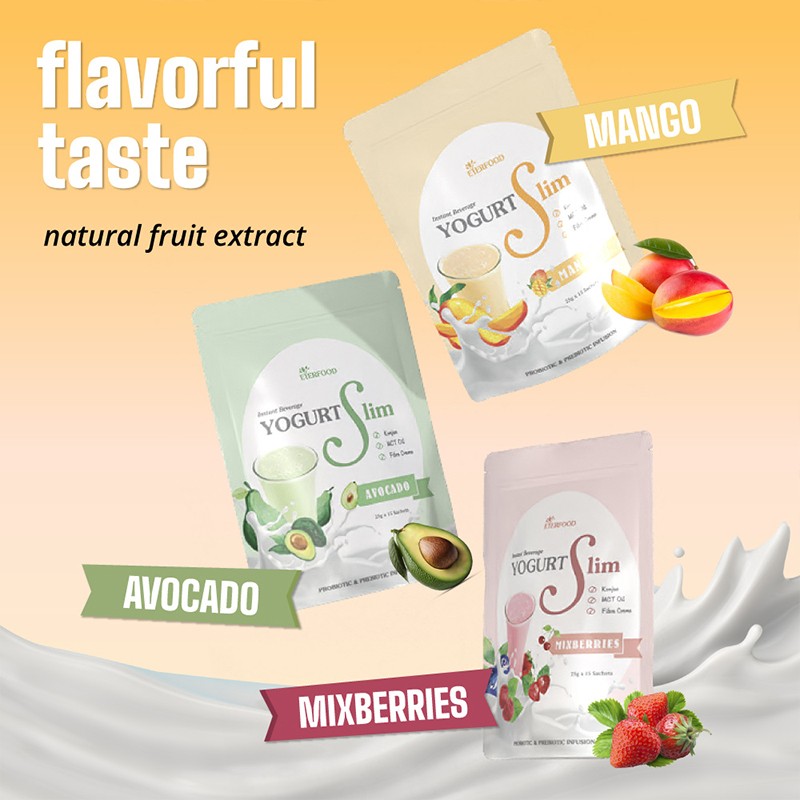 Yogurt Powder Drink Supplier - Mango Meal Replacement 15 Sachets