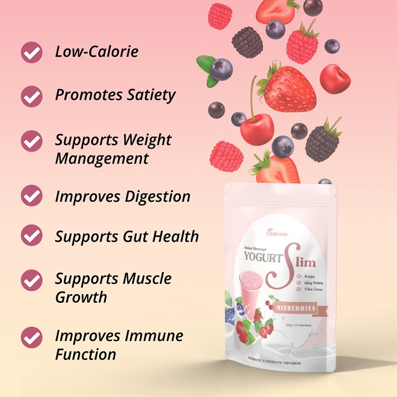 Yogurt Protein Powder Factory - Malaysia Mixberries Diet Meal