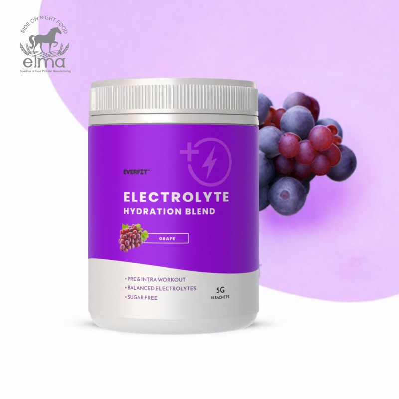 Electrolyte Drink Mix Factory - Grapes Hydration Workout Sports