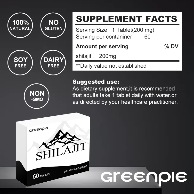 Shilajit Tablets Factory - OEM Himalayan Fulvic Acid Joint Support