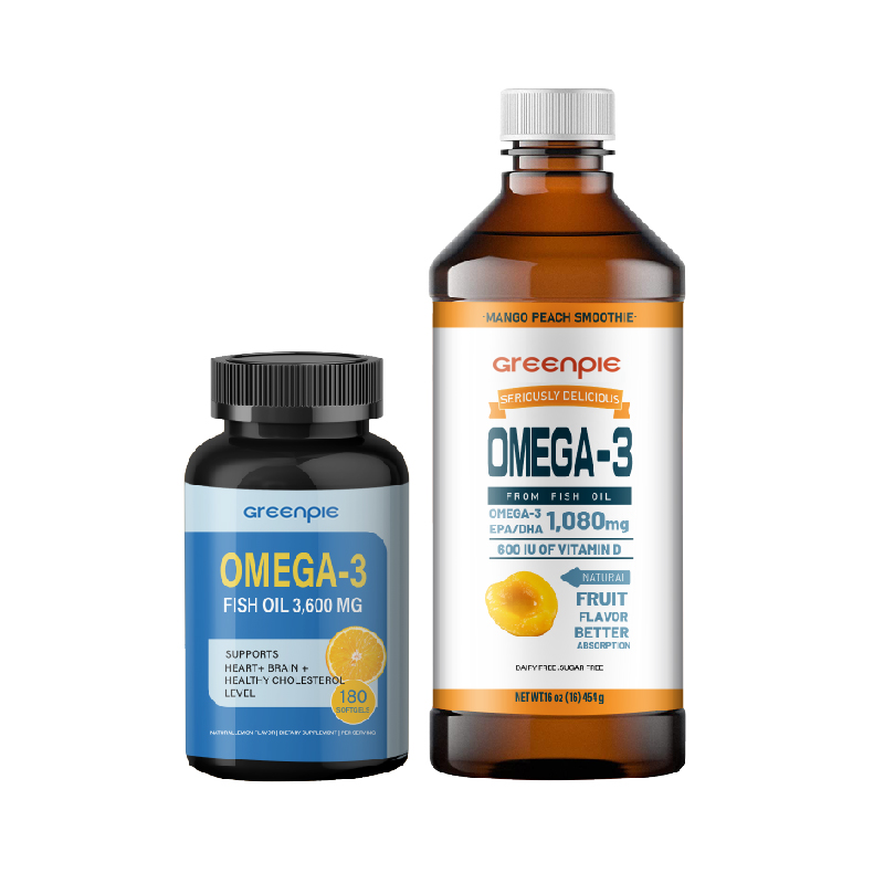 Omega-3 Fish Oil Manufacturer - OEM 3600mg Cholesterol Support Softgel