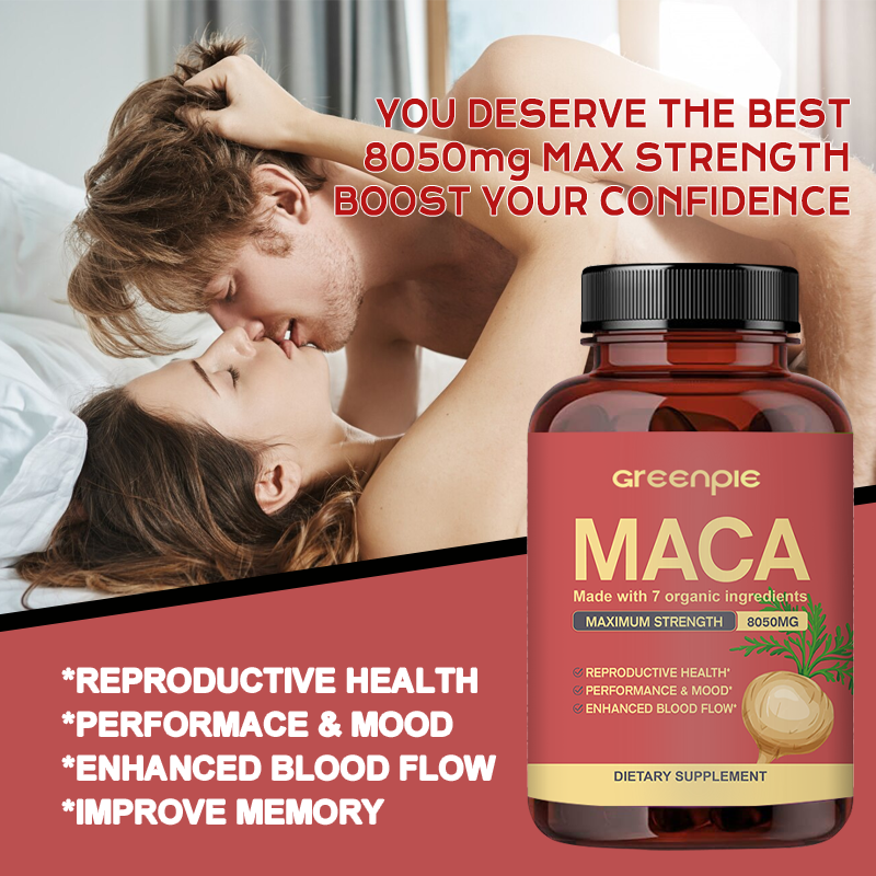 Maca Capsules Factory - OEM Stress Relief Energy Mood Support