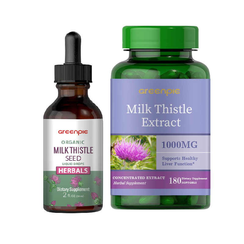 Milk Thistle Capsules Factory - OEM 1000mg Silymarin Liver Function