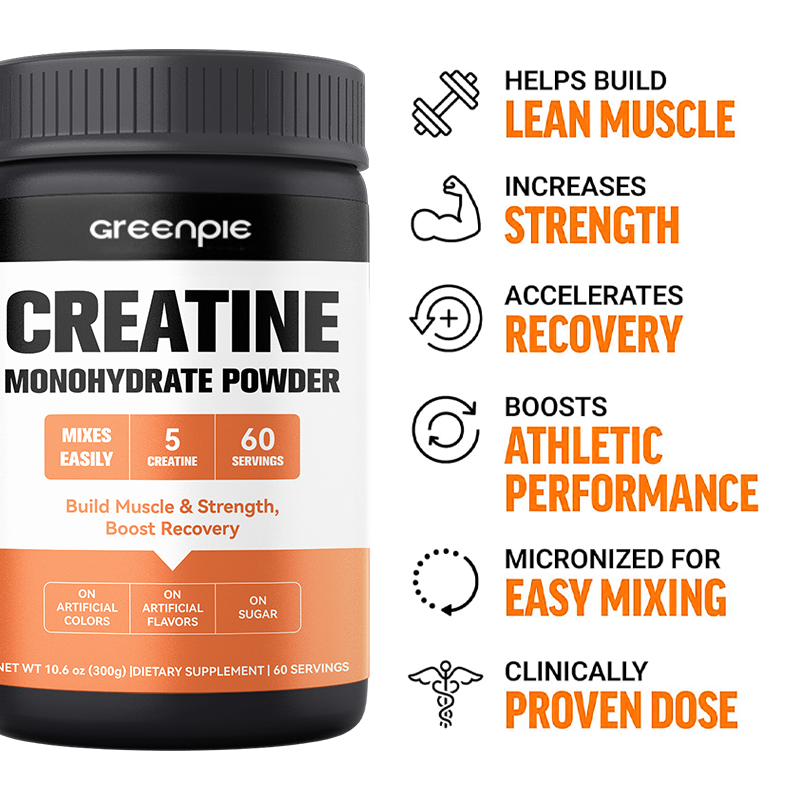 Unflavored Creatine Powder Manufacturer - OEM Pure Vegetarian Muscle Gain