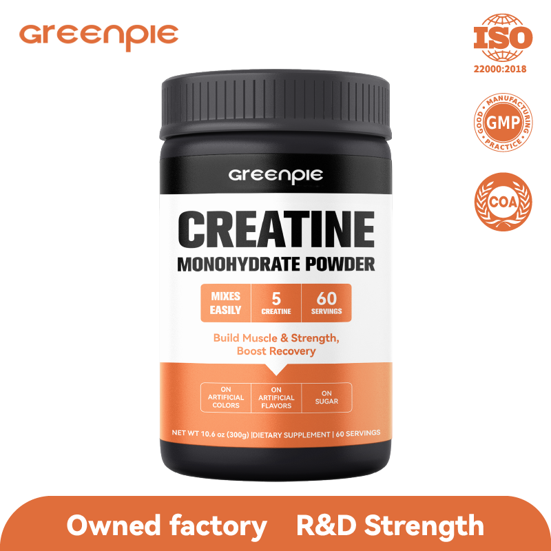 Vegan Creatine Powder Factory - OEM Sugar Free Vanilla Strawberry Flavor