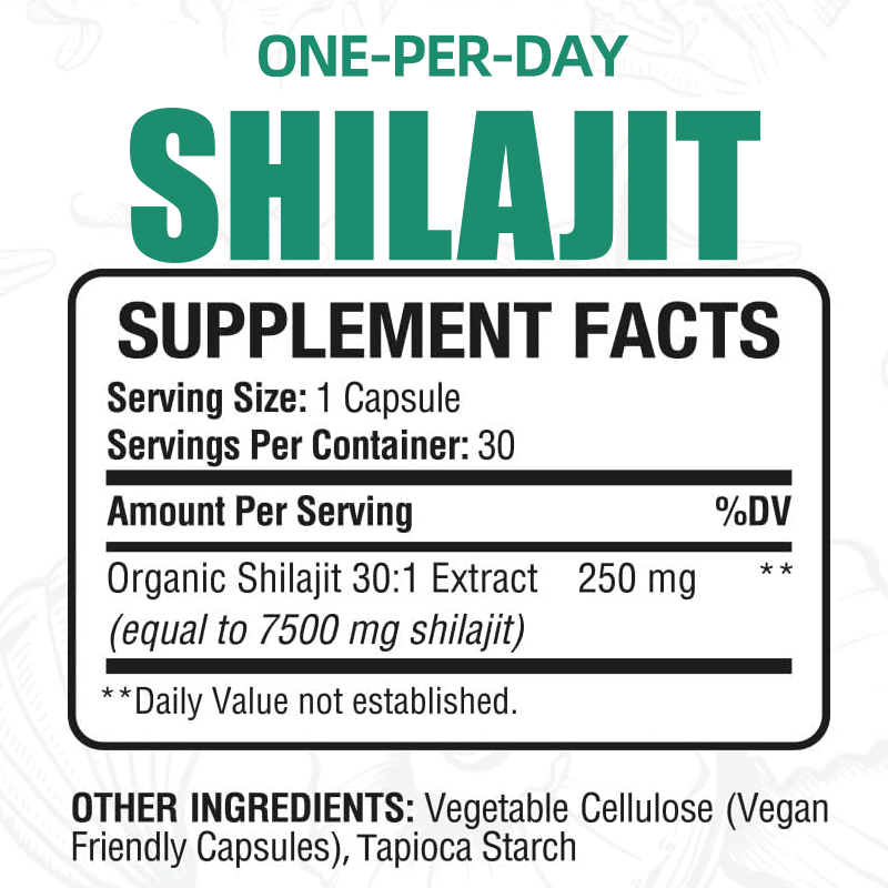 Shilajit Capsules Factory - OEM Fulvic Acid Energy Support Capsules