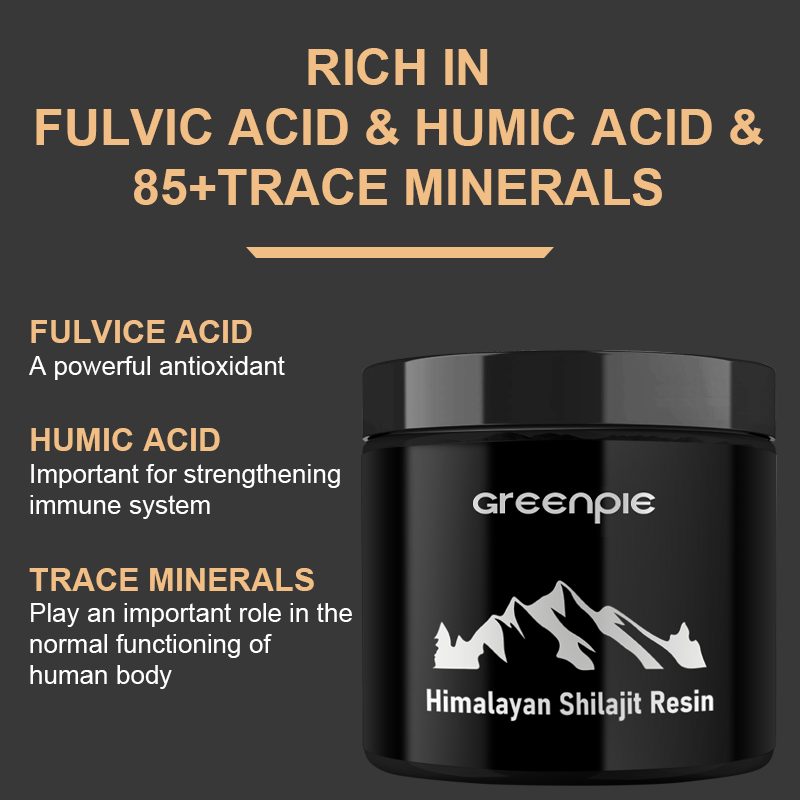 Shilajit Resin Factory - OEM Himalayan Fulvic Humic Acid Minerals