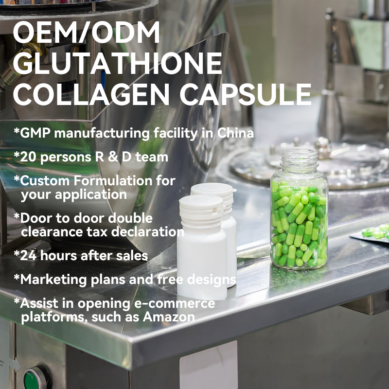 Collagen Soft Capsules Supplier - OEM Vegan L-Glutathione Whitening