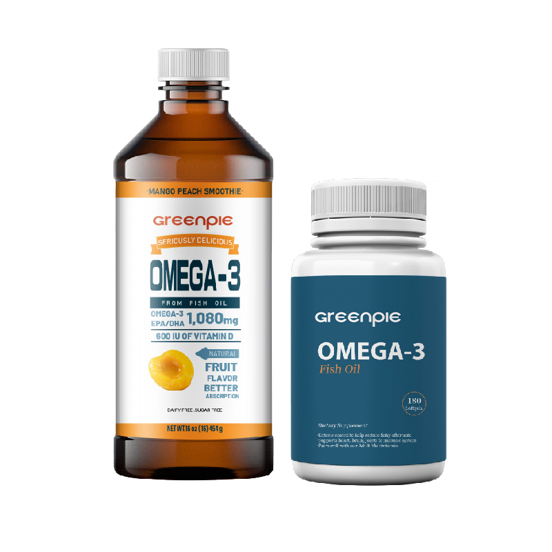 Omega-3 Liquid Manufacturer - OEM EPA DHA Vitamin D Supplement
