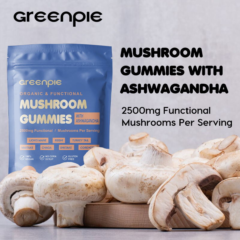 Mushroom Gummies Supplier - OEM Vegan Reishi Cordyceps Lion's Mane