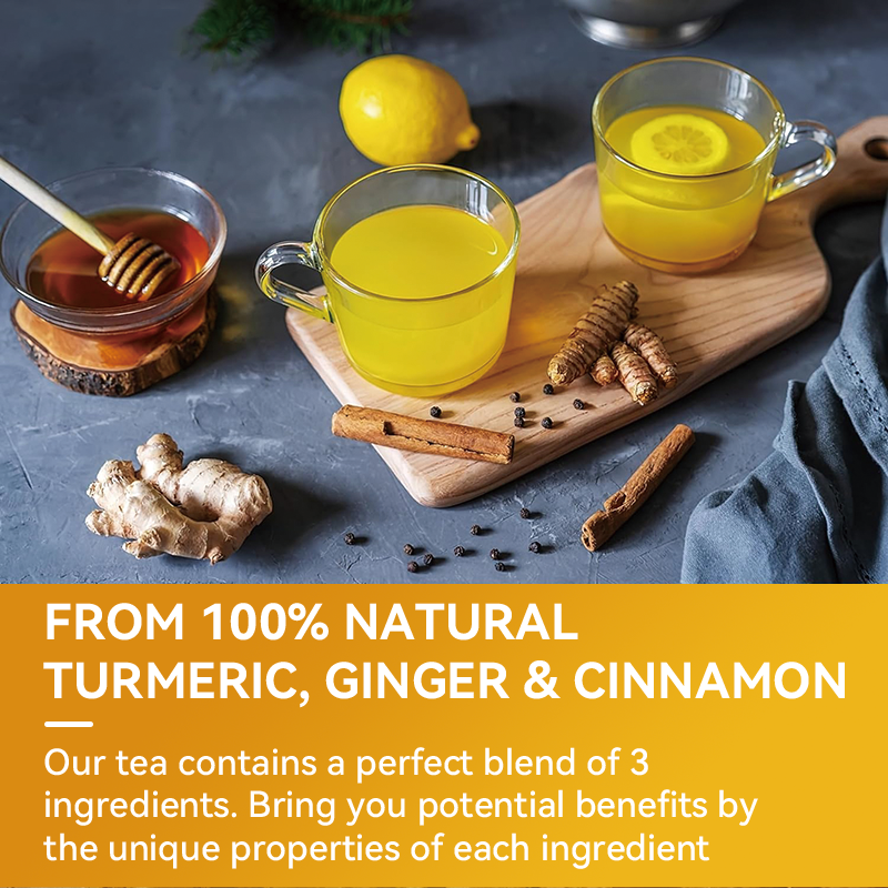 Detox Tea Manufacturer - OEM Turmeric Ginger Cinnamon Fat Burn