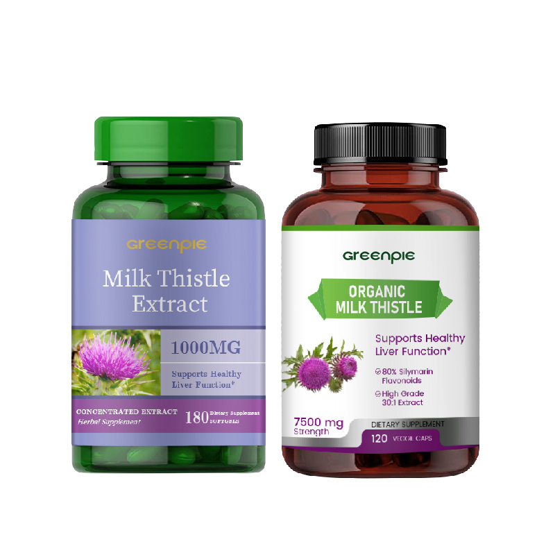 Milk Thistle Capsules Factory - OEM 1000mg Silymarin Liver Function